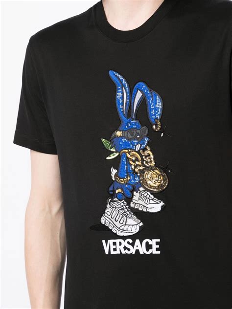 Versace Lunar Year Embroidered T